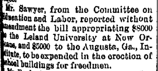 Congressional Article