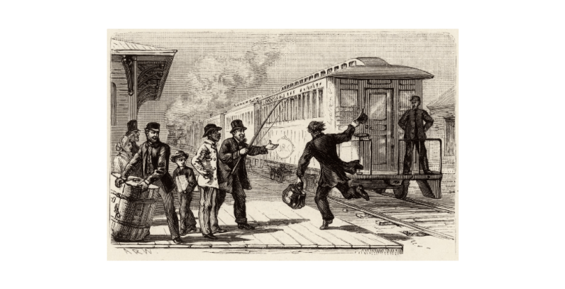 Running for the train