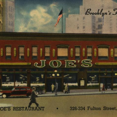 A postcard of Joe's Restaurant