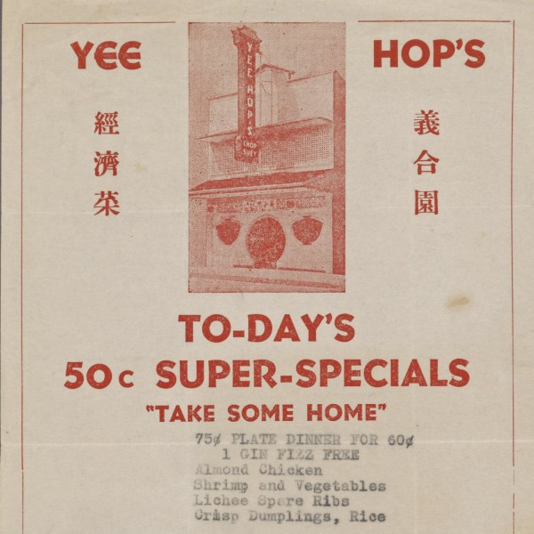 Yee Hop's Chop Suey