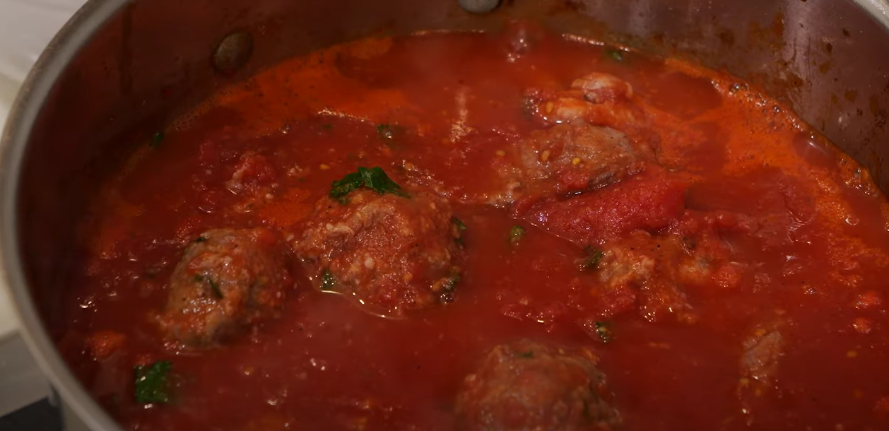 An image of the Antoinette's Kitchen rendition of Sunday Sauce, a popular Italian-American dish.